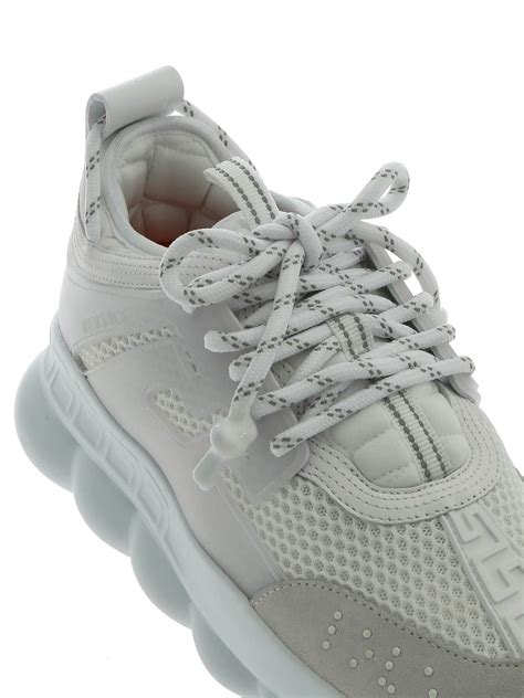 versace chain reaction uomo white uomo|versace sneakers for men.